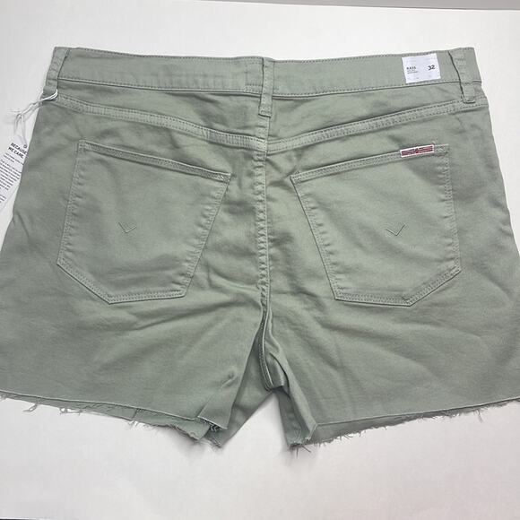 NWT Hudson green vault kass raw hem shorts size 32 - Picture 8 of 9